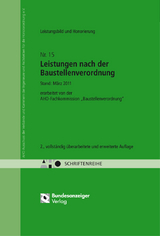 Leistungsbild und Honorierung - Leistungen nach der Baustellenverordnung