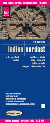 Reise Know-How Landkarte Indien, Nordost (1:1.300.000) - Reise Know-How Verlag Peter Rump, Reise Know-How Verlag