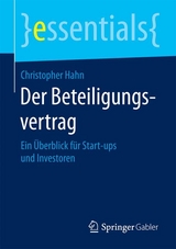 Der Beteiligungsvertrag - Christopher Hahn