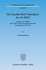 Die Taxable REIT Subsidiary des US-REIT. - Tim Schomberg