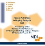 Recent Advances in Doping Analysis (22) - CD-Rom - 