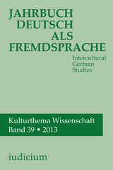 Jahrbuch Deutsch als Fremdsprache / Intercultural German Studies - 