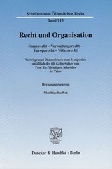 Recht und Organisation. - 