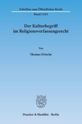 Der Kulturbegriff im Religionsverfassungsrecht. - Thomas Fritsche