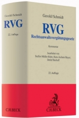 Rechtsanwaltsvergütungsgesetz - Wilhelm Gerold, Herbert Schmidt