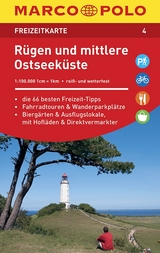 MARCO POLO Freizeitkarte Rügen und mittlere Ostseeküste