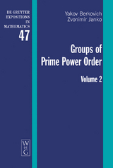 Groups of Prime Power Order. Volume 2 - Yakov Berkovich, Zvonimir Janko