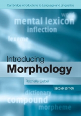 Introducing Morphology - Lieber, Rochelle