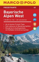 MARCO POLO Freizeitkarte Bayerische Alpen West