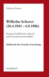 Wilhelm Scherer (26.4.1841 – 6.8.1886) - Herbert Zeman