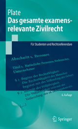 Das gesamte examensrelevante Zivilrecht - Jürgen Plate