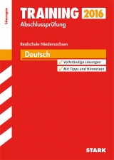 Training Abschlussprüfung Realschule Niedersachsen - Deutsch Lösungsheft - von der Kammer, Marion; Stöber, Frank