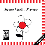 Unsere Welt – Formen: Kontrastbuch für Babys · kontrastreiche Bilder angepasst an Babyaugen · Schwarz Weiß Rot Buch für Neugeborene · Mein erstes Bilderbuch · Montessori Buch - Agnieszka Sawczyn