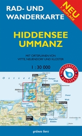 Rad- und Wanderkarte Hiddensee, Ummanz - 