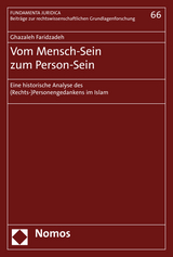 Vom Mensch-Sein zum Person-Sein - Ghazaleh Faridzadeh