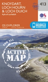 Knoydart, Loch Hourn and Loch Duich - Ordnance Survey