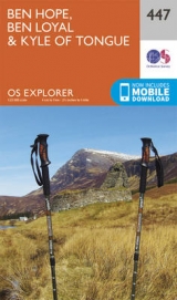 Ben Hope, Ben Loyal and Kyle of Tongue - Ordnance Survey