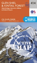 Glen Shiel and Kintail Forest - Ordnance Survey