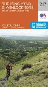 Long Mynd and Wenlock Edge - Ordnance Survey