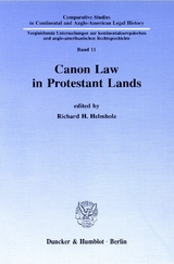 Canon Law in Protestant Lands. - 