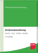 Zivilprozessordnung - Zimmermann, Walter