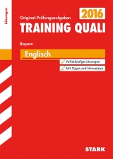 Training Quali Bayern - Englisch Lösungsheft - Mohr, Birgit