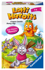 Ravensburger 20962 - Lotti Karotti, das Hasenrennen - Mitbringspiel für Kinder und Familien ab 4 Jahren - 