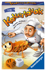 Ravensburger 23391 - Kakerlakak, Mitbringspiel für 2-4 Spieler, Kinderspiel ab 5 Jahren, kompaktes Format, Reisespiel, Brettspiel - Gunter Baars