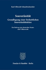 Souveränität. - Karl Albrecht Schachtschneider