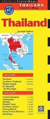 Thailand Travel Map Seventh Edition - Periplus Editors