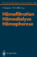 Hämofiltration, Hämodialyse, Hämapherese - 