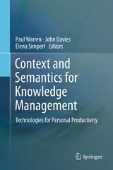 Context and Semantics for Knowledge Management - 