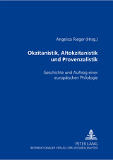 Okzitanistik, Altokzitanistik und Provenzalistik - 