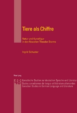 Tiere als Chiffre - Ingrid Arnold-Schuster