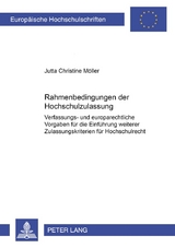 Rahmenbedingungen der Hochschulzulassung - Jutta Möller