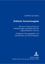 Kritische Gesamtausgabe - Elmar Broecker