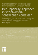 Der Capability-Approach in sozialwissenschaftlichen Kontexten - 