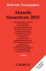 Aktuelle Steuertexte 2015 - 