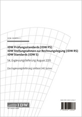 IDW Prüfungsstandards (IDW PS) IDW Stellungnahmen zur Rechnungslegung (IDW RS) - 