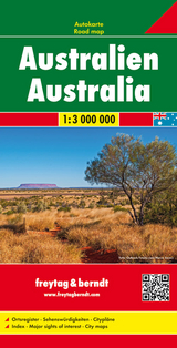 Australien, Autokarte 1:3.000.000 - Freytag-Berndt und Artaria KG