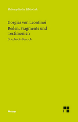 Reden, Fragmente und Testimonien -  Gorgias von Leontinoi