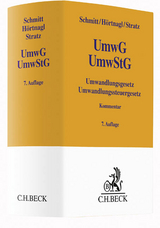 Umwandlungsgesetz, Umwandlungssteuergesetz - Joachim Schmitt, Robert Hörtnagl, Rolf-Christian Stratz