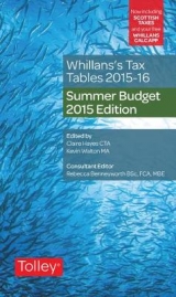 Whillans's Tax Tables 2015-16 - Hayes, Claire; Walton, Kevin