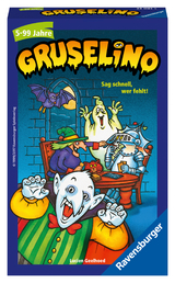 Ravensburger 23081 - Gruselino, Mitbringspiel für 2-4 Spieler, Suchspiel ab 5 Jahren, kompaktes Format, Reisespiel - Lucien Geelhoed