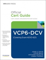 VCP6-DCV Official Cert Guide (Exam #2V0-621) - Davis, John; Baca, Steve; Thomas, Owen