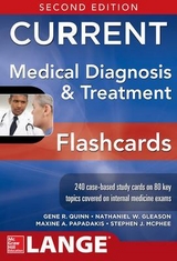 CURRENT Medical Diagnosis and Treatment Flashcards, 2E - Quinn, Gene; Gleason, Nathaniel; Papadakis, Maxine; McPhee, Stephen