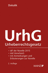 Urheberrechtsgesetz (UrhG) - Dietmar Dokalik