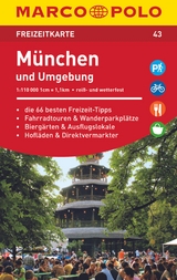 MARCO POLO Freizeitkarte 43 München und Umgebung 1:110.000 - 