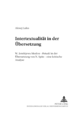 Intertextualität in der Übersetzung - Alexej Laiko