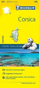 Corse-du-Sud, Haute-Corse - Michelin Local Map 345 - Michelin